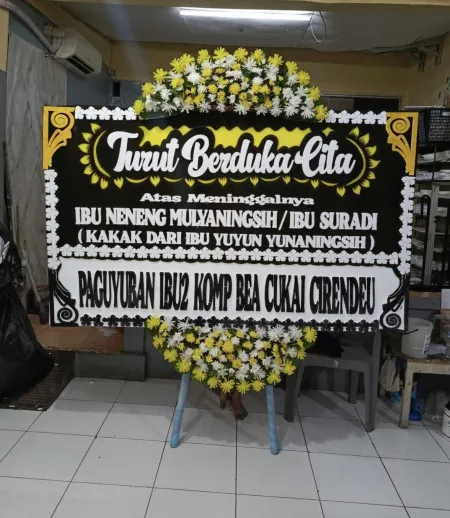 Papan Bunga Duka Sambimaya Juntinyuat
